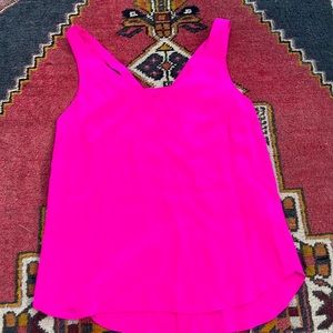 Amanda Uprichard - Pink Silk Tank Top - NWT